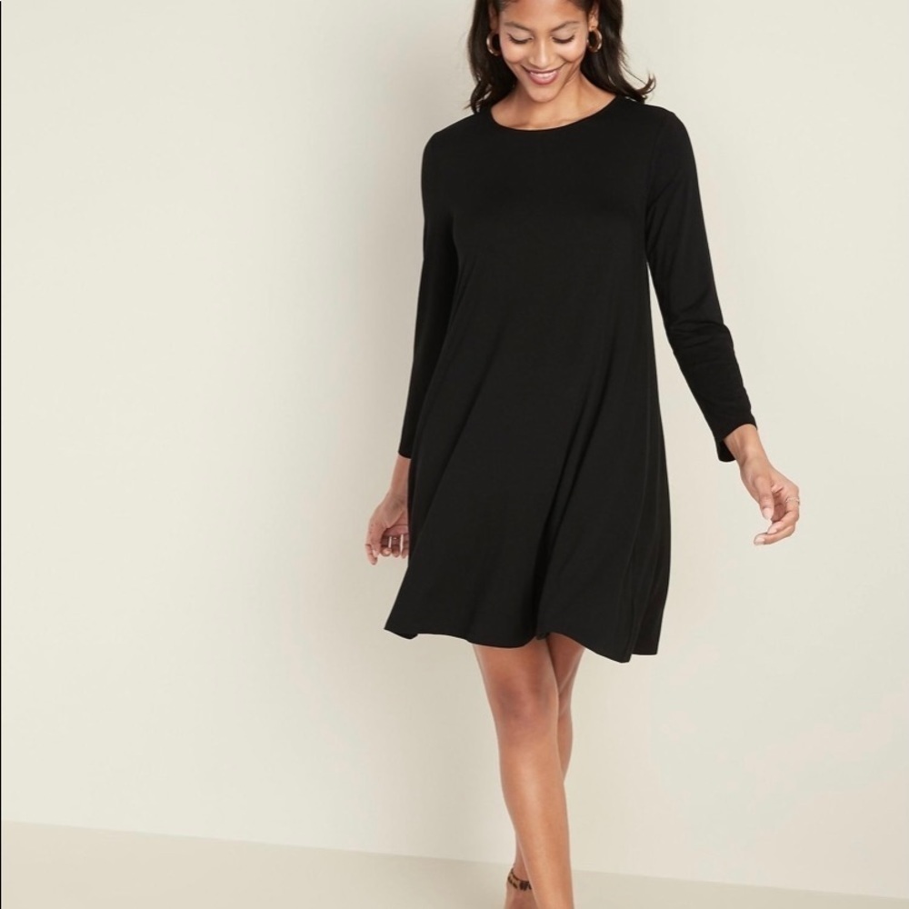 Black Swing Dress! NWOT XS